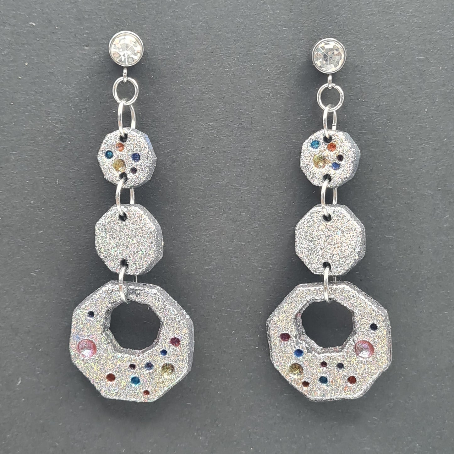 CCC Polymer Earrings Stony