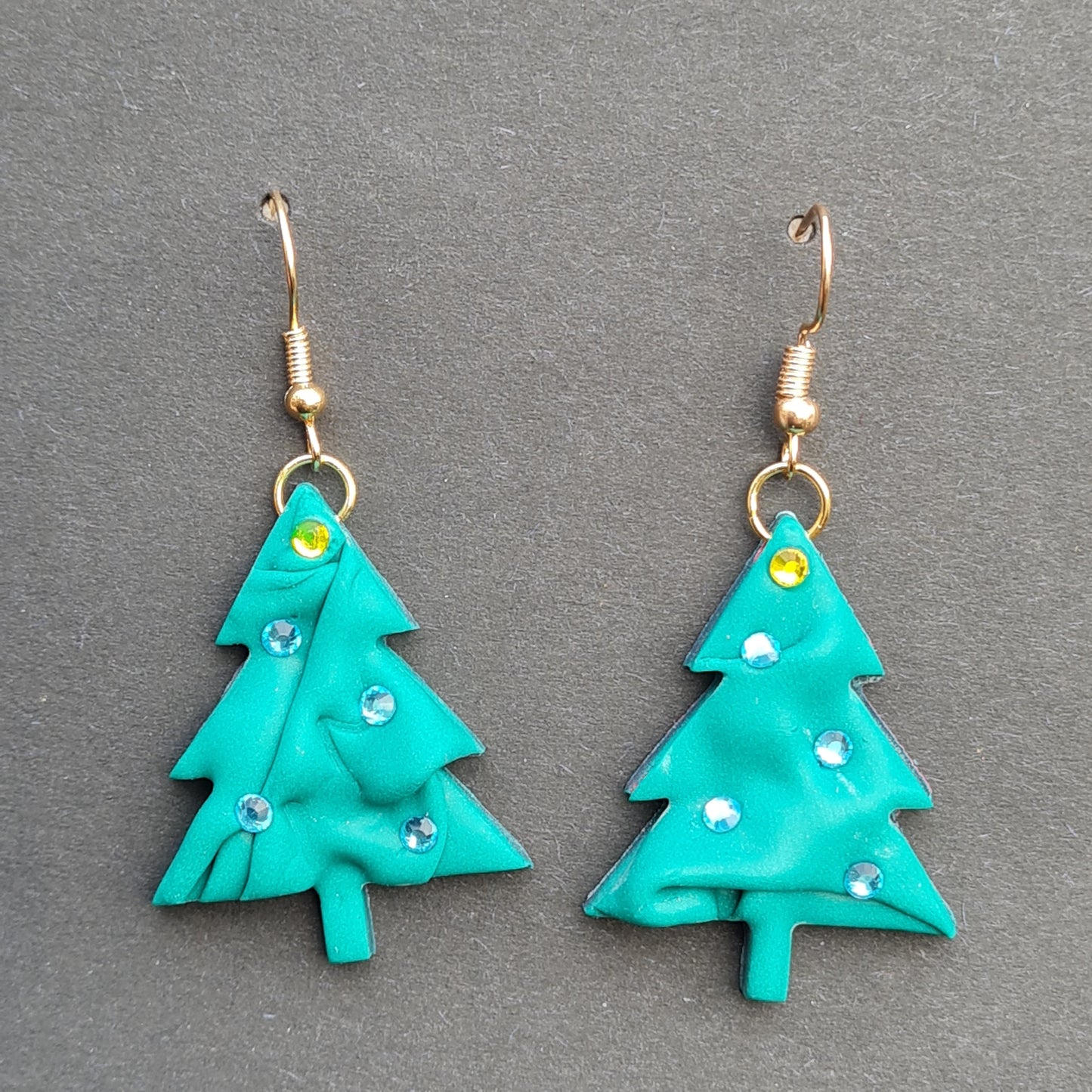CCC Polymer Earrings Christmas Tree