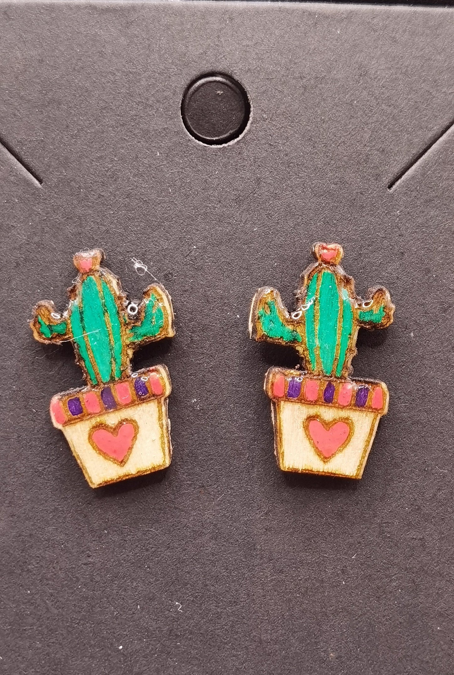 LaserCut - Cactus studs
