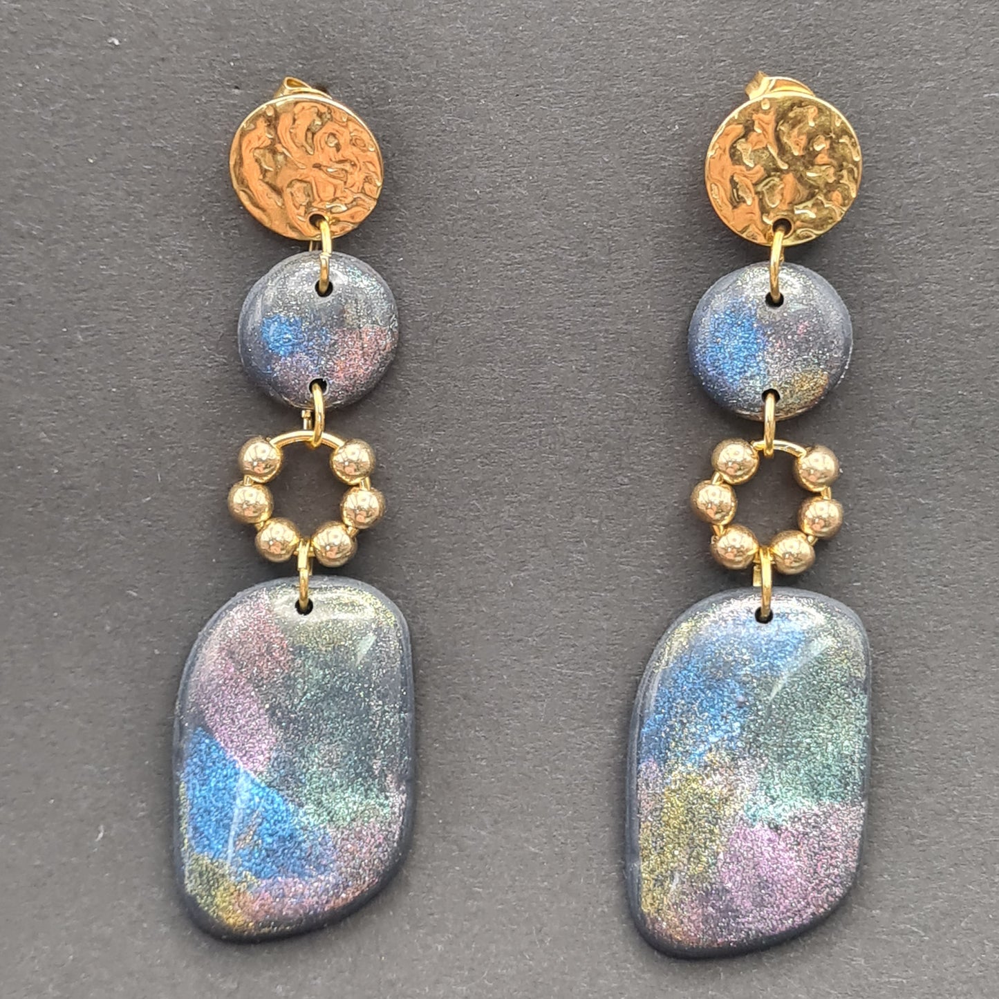 CCC Polymer Earrings - Brushed